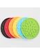 Luckin-KK 6 sets of silicone insulation triangle pad - hot pot shelf table insulation pad - food grade safety anti slip heat resistant pad - modern kitchen pots and pans insulation pad, six colors
