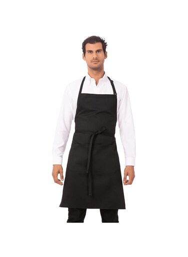 Chef Works Unisex Butcher Apron, Black, One Size, Black, One size