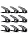 Other Set Of 9Pcs Shoe Slots Organizer Display Rack Space Saver Shoe Rack Holder, Black