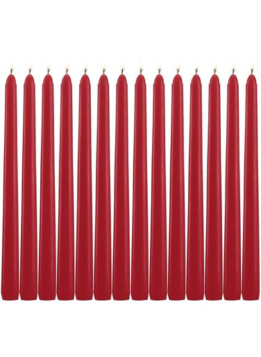 HELLY Taper Candles Red