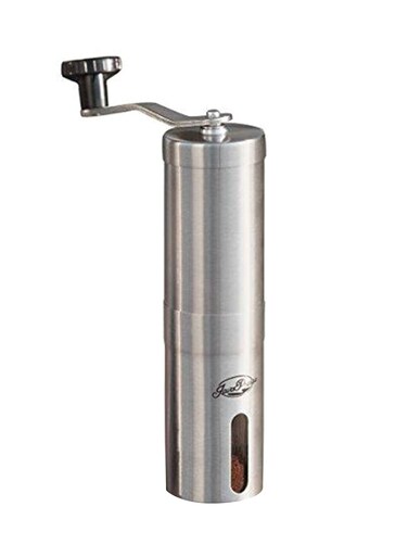 Portable Stainless Steel Manual Coffee Bean Hand Grinders Silver 1kg