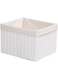 Homesmiths Storage Basket White with Liner 25.4 x 30.5 x 20.3 cm