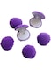 Tazweeq Velvet Earring Gift Box, 6pcs Jewelry Storage Case, Purple Velvet Showcase Display Organizer Box for Necklace, Earring