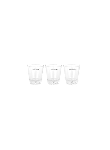 275 ml Transparent Glass Tumbler Set- RF12811/ Multi-Purpose, Perfect for Hot and Cold Beverages like Tea, Coffee, Water, Juices clear