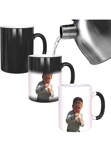 Your Wall Hasbulla Meme Mug - Funny Mug - Message Appears As It Heats - Perfect Novelty Gag Gift - Office Joke (Hasbulla Heat Change Mug) By Spoil Your Wall