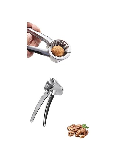 Sweet seven Portable Nut Cracker: Easy-to-Use Metal Tool for Almonds, Walnuts, and Hazelnuts - Kitchen Gadget for Efficient Nut Shelling - Includes Nutcracker Kitchen Accessories