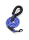 fafaLi Dog Leash 1.8 meter 6ft with Soft Padded Handle Thick Durable Reflective (Dark Blue)