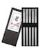 MAKINGTEC Stainless Steel Chopsticks, Silver Reusable Chopsticks, Dishwasher Safe Metal Chopsticks Square Lightweight Chop Sticks, Gift Set (Silver-1)