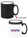 Color Changing Heat Sensitive Ceramic Mug, Image Revealed When HOT Liquid is Added! Butterflies
