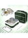 BPA 3 Compartment Stainless Steel Lunch Box- Kids Toddlers Adults Bento Box with Spoon &amp; Bag- Containers with Lids- Leakproof - BFA Free - Dishwasher Safe (720ml-Green)