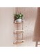Box Eco 3-Tier Bamboo Corner Rack 21 x 49 x 21 cm