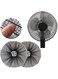 Goodern 2 Pack Fan Safety Protection Cover,Kids Baby Finger Protector Anti-Pinch Hand Electric Fan Cover for Toddlers Protect Children Finger Net Fan Guard Net Fan Dustproof Fan Mesh Cover-Black