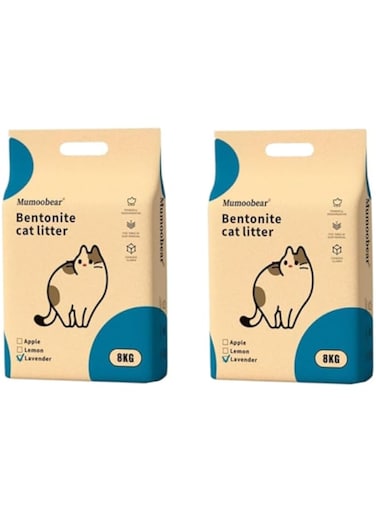 Mumoo Bear Fresh Scented Bentonite Cat Litter (Lavender, 20 L)