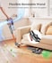 Cordless Vacuum Cleaner, 650W/55KPa/70Mins Stick Vacuum, Foldable design with 1m Hose, Auto Mode, Fragrance, LED, Wall-Mounted Charging,