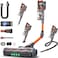 Cordless Vacuum Cleaner, 650W/55KPa/70Mins Stick Vacuum, Foldable design with 1m Hose, Auto Mode, Fragrance, LED, Wall-Mounted Charging,