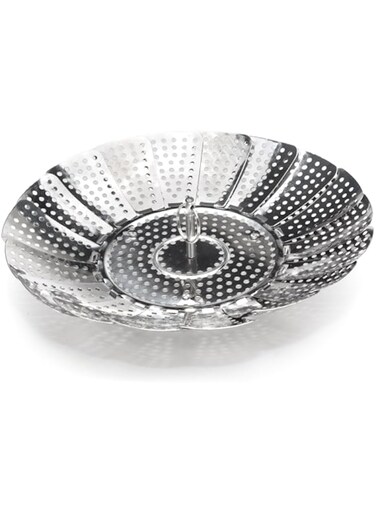 Fox Run Adjustable Steamer Basket, 9-Inch, Stainless Steel