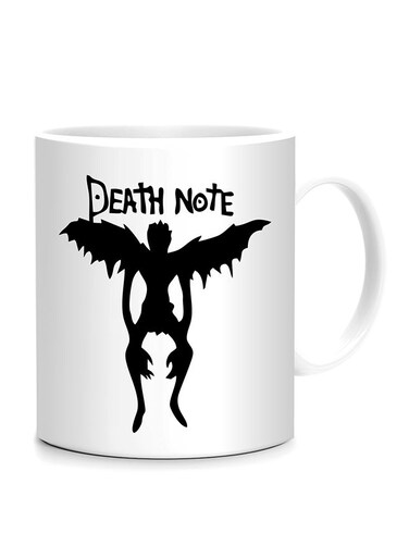 Styles Ryuk Death Note Anime Funny Printed Mug White/Black 10cm