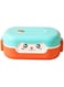 Oasisgalore Plastic Lunch Box for Kids, Square Portable Snack Box for Travel Meal Prep Container