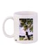 Girl Printed Ceramic Coffee Mug White/Blue/Green