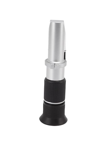 Airshi Fruit Sugar Content Measuring Tool, Brix Tester Refractometer Lens 0‑80% Accurate Easy To Use Intuitive for Home for Sugary Drink