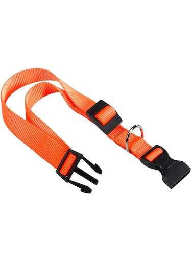 Ferplast Club C Nylon Collar For Dogscolor - Orange, Dimension - 20-32cm X 10mm