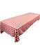 LA Linen Polyester GINGHAM Checkered Rectangular Tablecloth, 60 x 144-Inch