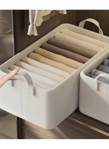 Storage Bins Multifunctional Home Cubes Baskets for Clothing, Jeans, Toys, Books, Shelves, Closet, Wardrobe