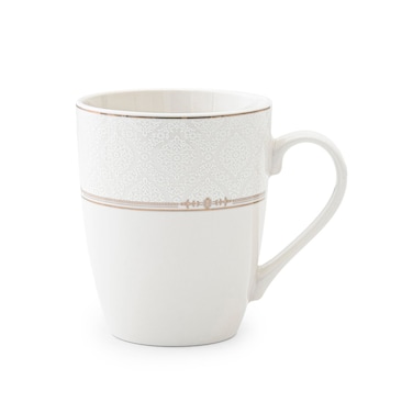 ISLA New Bone China Mug 355 ml &acirc;&euro;&ldquo; Classic White Coffee &amp; Tea Mug for Daily Use, Brunch, Coffee Station, Ramadan, Eid, Diwali &amp; Gifting