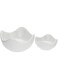 Symphony Alfresco Modern Dip Bowls Set - 2 Pieces,White