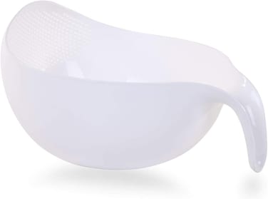 Home Rice, Fruits, Vegetables Washable Colander - White