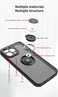 Case for IPhone 17 Pro Max Case Cover Metal Ring Holder Grip Kickstand Car Magnetic Mount Shockproof Matte Hard Back Bumper Case for IPhone 17 Pro Max 5G 2025 Green

