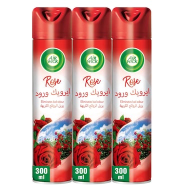 إير ويك معطر جو برائحة الورد، 300 ملل حزمة من 3