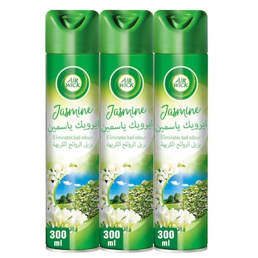 Air Wick Air Freshener, Jasmine Scent, 300ml Pack of 3