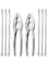 HDCRAFTER 8 Pieces Seafood Tools Set Crab Crackers Nut Cracker Forks