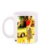 Girl Printed Coffee Mug White/Yellow/Red