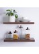 Home Amaya 4-Piece Glass Canister With Wooden Lid - Clear