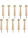 THE WHITE SHOP Wooden shaker pegs Wooden screw-in shaker pegs Wooden shaker rack for hanging clothes, hats, towels etc DIY Paint Colours Clothes Hooks Clothes Hat Hooks Wall Decoration Entryway Hooks(