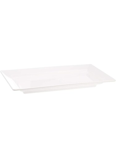 Verona Melamine Rectangular Platter - 55 Cm - White