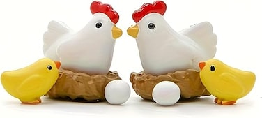 12 Pcs Chicken Chick Egg Nest Figurine Set   Cute Miniatures for Home and Garden Decoration, Perfect for Easter Decor, Garden Ornaments, and Miniature Displays