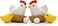 12 Pcs Chicken Chick Egg Nest Figurine Set   Cute Miniatures for Home and Garden Decoration, Perfect for Easter Decor, Garden Ornaments, and Miniature Displays