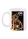 Candle Printed Coffee Mug White/Black/Gold