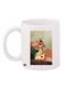 Cartoon Animal Printed Coffee Mug White/Green/Brown