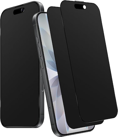 IPhone 17 Matte Privacy Ceramic Screen Protector Film, 2pcs, Matte, Anti-Spy, Full Adhesive, Flexible,[Not Glass], Anti-Spy Full Adhesive Flexible Film For Iphone 17 5G 2025
