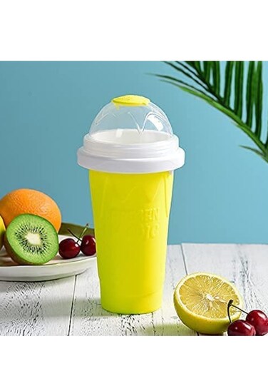 Maker Silicone Cup,Quick Frozen Smoothies Slushy Ice Cream Maker Smoothie Pinch Ice Cup