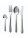 East 16 Piece Hammered Flatware Cutlery Set, Stainless Steel Silverware Set for Home/Office/Party, Knife Fork Spoon Eating Utensils Set Service for 4, Mirror Polish &amp; Dishwasher Safe