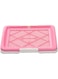 Generic Dog Litter Tray: Cellular Puppy Litter Box Household Dog Potty Pan Pee Pads Dog Essentials for Puppy Rabbit Guinea (Pink)