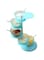 Kitchen Seasoning Jar With Spoon 5 Layers Plastic Condiment Storage Jar Rotating Seasoning Box