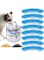 LCHYI&reg; Cat Water Fountain, Cat Water Dispenser with Ultra-Quiet Pump &amp; Filters, 64oz/1.8L Automatic Transparent Pet Fountain Ideal for Indoor Cats, Dogs, Pets (8 fountain filter, 1.8L)