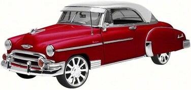 Color Land Toys 1950 Chevy Bel Air Red 1:18 Diecast Scale Model