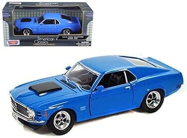 Motor Max Usa 1970 Ford Mustang Boss 429 Yellow 1: 24 Diecast Car